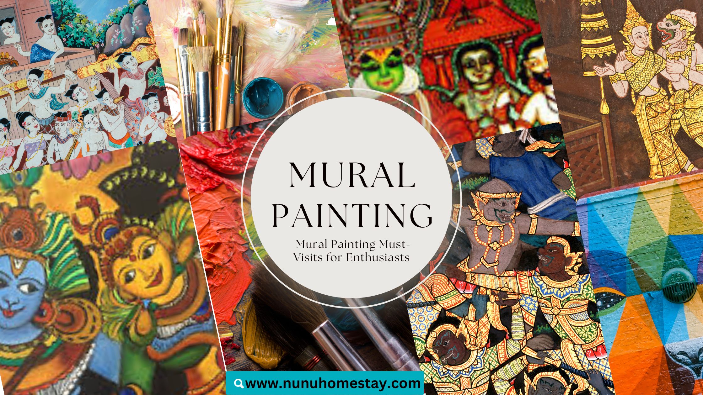 Kerala Mural Painting in Guruvayur